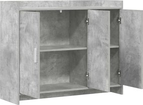 vidaXL Πλαϊνό γραφείο Γκρι Σκυροδέματος 98,5 x 33 x 80 εκ
