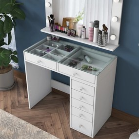 Τουαλέτα Μακιγιάζ Λευκό BRUBON 90x44.5x79.8