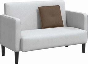 vidaXL Μαξιλάρι Πλάτης Καφέ 50 x 19 x 45 εκ ύφασμα