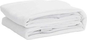 vidaXL Προστατευτικό στρώματος Λευκό 160x200 εκ. Αδιάβροχο