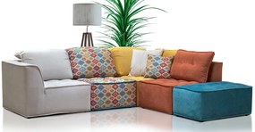 Γωνιακός καναπές Cozy - 275Χ235Χ98