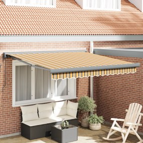vidaXL Αναδιπλούμενη τέντα πολυχρωμία 350x250 εκ