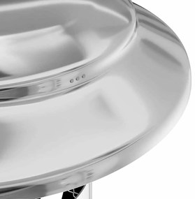 vidaXL Κάλυμμα Βροχής Καμινάδας Ασημί 25 x 25 x 20 εκ.