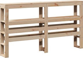 vidaXL Πλαίσιο Κρεβατιού Κεφαλάρι 150x200 εκ Μασίφ Πεύκο