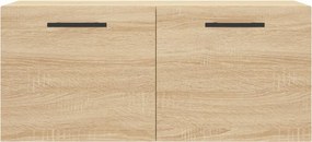 vidaXL Ντουλάπι Τοίχου Sonoma Δρυς 80x36,5x35 εκ. Επεξεργασμένο Ξύλο