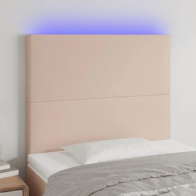 Κεφαλάρι Κρεβατιού LED Καπουτσίνο 80x5x118/128 εκ 3122221