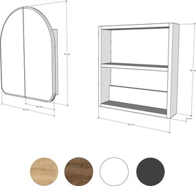 Έπιπλο Μπάνιου Μπεζ HOPE CABINET 50x12x45