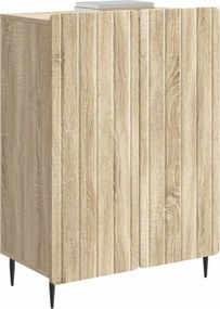vidaXL Πλαϊνό γραφείο Sonoma Δρυς 66 x 34,5 x 92 εκ.