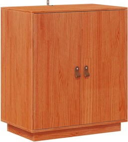 vidaXL Πλαϊνό γραφείο Κερωμένο Καφέ 65,5 x 40 x 75 εκ. Στερεό πεύκο