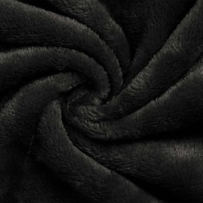 vidaXL Φόρμα Μπάνιου Με Κουκούλα Μαύρο m Φανέλα