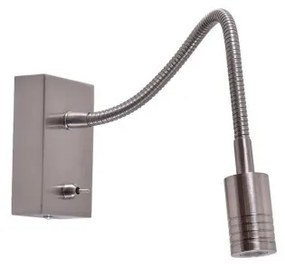 Απλίκα Φωτιστικό Τοίχου LED Νίκελ ELINA 77-3522 Homelighting-77-3522-Νίκελ Ματ 77-3522