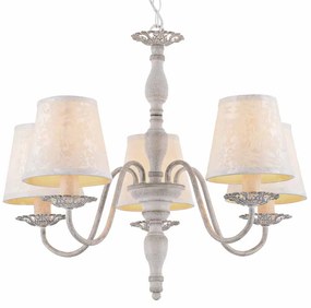 Φωτιστικό Οροφής Πολύφωτο Aca Karpathia DL9505PWB Antique White/Cream