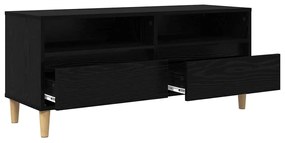 vidaXL Ντουλάπι TV Μαύρη Οξυά 100 x 34,5 x 44,5 εκ. Επεξεργασμένο ξύλο