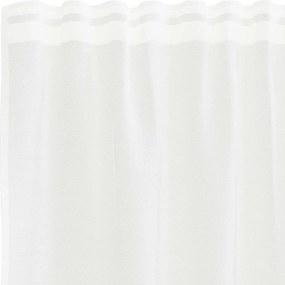 vidaXL Κουρτίνα Δαντέλας με κουρτίνες Λευκό 220 x 300 cm Πολυεστέρας