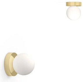 Φωτιστικό Τοίχου Bola Sphere Flush 5 10912 12,7x13,5cm Dim Led 305lm 6W Brass Pablo Designs