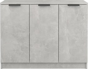 vidaXL Ντουλάπι Γκρι Σκυροδέματος 90,5x30x70 εκ. Επεξεργασμένο Ξύλο