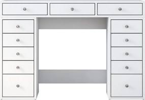Τουαλέτα Μακιγιάζ Λευκό BRORERA 120x44.5x81.6