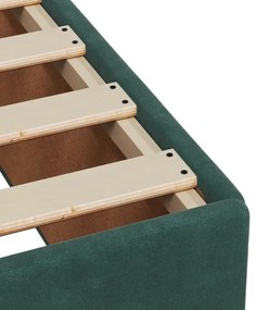 ΚΡΕΒΑΤΙ BOXSPRING ΜΕ ΣΤΡΩΜΑ ΣΚΟΥΡΟ ΠΡΑΣΙΝΟ 90X200 ΕΚ. ΒΕΛΟΥΔΙΝΟ 3290813