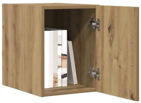 vidaXL Έπιπλο Τοίχου Μασίφ Δρυός 30x42.5x40 εκ. Κατασκευασμένο Ξύλο