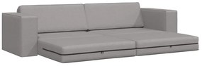 vidaXL Καναπέ-Κρεβάτι Σκούρο γκρι 245 x 78 x 77 εκ. ύφασμα