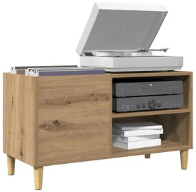 vidaXL ντουλάπι δίσκων  Δρυς τεχνίτης 84,5x38x48 cm Κατασκευασμένο ξύλο