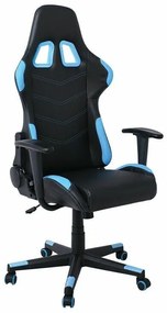Καρέκλα gaming Mesa 423, Τυρκουάζ, Μαύρο, 124x67x69cm, 19 kg, Με ρόδες, Με μπράτσα, Μηχανισμός καρέκλας: Κλίση | Epipla1.gr