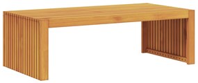 vidaXL Τραπέζι Καφέ Κήπου 110x55x35 εκ. Συμπαγές Ξύλο Ακακίας
