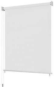 Στόρι Σκίασης Ρόλερ Εξωτερικού Χώρου Λευκό 60 x 140 εκ. HDPE - Λευκό