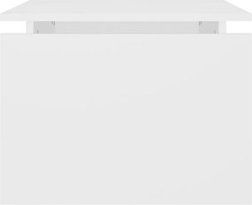 vidaXL Τραπεζάκι Σαλονιού Λευκό 68 x 50 x 38 εκ. από Επεξ. Ξύλο