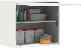 vidaXL Ντουλάπι τοίχου για γκαράζ Λευκό 60 x 40 x 53 εκ