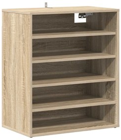 vidaXL Παπουτσοθήκη Sonoma Δρυς 60 x 35 x 70 εκ. από Επεξ. Ξύλο