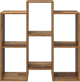 vidaXL Πλαϊνό γραφείο Παλιό ξύλο 90 x 30 x 90 cm