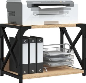 vidaXL Βάση Εκτυπωτή 2 Επιπέδων Sonoma Δρυς 44x26x31,5 εκ Επεξ. Ξύλο
