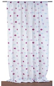 Κουρτίνα Παιδική με Τρέσα Φράνκι Turquoise Viopros 140X270cm Πολυέστερ