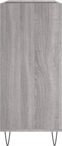 vidaXL Δισκοθήκη Γκρι Sonoma 84,5 x 38 x 89 εκ. από Επεξεργασμένο Ξύλο