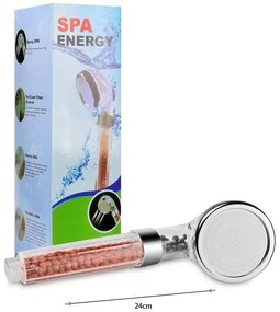 Τηλέφωνο ντους με φίλτρο αναζωογόνησης - Spa energy shower head-4791-43967