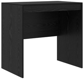vidaXL Γραφείο Μαύρου Δρυ 80 x 50 x 76 εκ Επεξεργασμένο Ξύλο