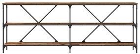 vidaXL Τραπέζι Κονσόλας με ράφι Παλιό Ξύλο 200 x 30 x 75 εκ