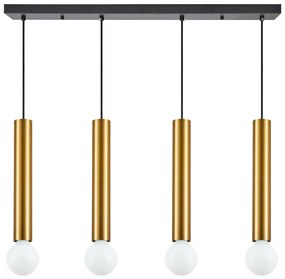 Φωτιστικό Οροφής  SE21-GM-5-4BL ADEPT TUBE GOLD MATT Gold Matt Pendant+ - 77-8684 - 51W - 100W - 77-8684