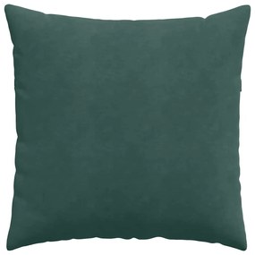 vidaXL Μαξιλάρι Καναπέ 2 pcs Σκούρο Πράσινο 80 x 80 cm