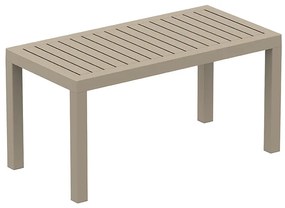 Τραπέζι πολυπροπυλένιου Ocean 90x45 Dove Grey