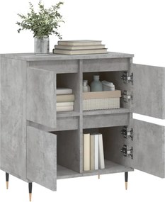 vidaXL Ντουλάπι Γκρι Σκυροδέματος 60x35x70 εκ. Επεξεργασμένο Ξύλο