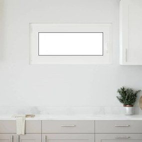 vidaXL Παράθυρο Υπογείου "RISOR" 100x50 εκ. Ανακλινόμενο & Περιστρεφόμενο DIN Αριστερά Λευκό