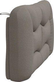 vidaXL Μαξιλάρι για Κεφαλάρι Hvar Taupe 120 εκ. Υφασμάτινο
