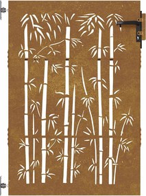 vidaXL Πύλη Κήπου 85 x 150 cm Ατσάλι με Επικάλυψη Πούδρας Κλειδώσιμο