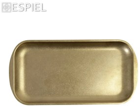 SNOW GOLD ΠΙΑΤΟ ΟΡΘΟΓ. SS 18/10 41Χ23Χ1,5ΕΚ. ΣΕΤ 2 τμχ - Espiel