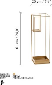 Ομπρελοθήκη Χρυσή SEMSIYE 20x20x61