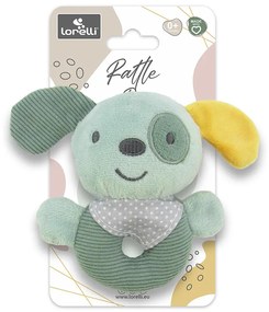 Λούτρινη Κουδουνίστρα Dog Green Natural 10191330009 Lorelli