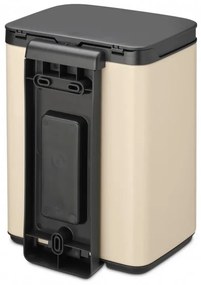 Κάδος Brabantia Bo Small 1008865, 4 L, Ομαλό και αθόρυβο άνοιγμα, Αντιολισθητική βάση, Μπεζ