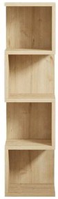 Ραφιέρα επιδαπέδια Pratel pakoworld σε oak απόχρωση 25x27x95εκ